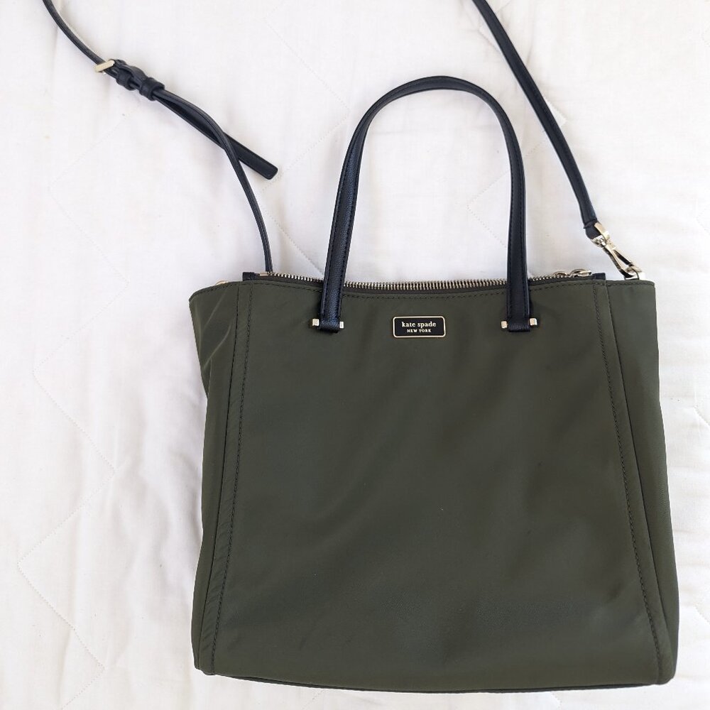 Kate Spade Olive / Hunter Green purse